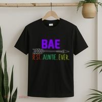 BAE Best Auntie Ever Colorful T-Shirt thumb 2