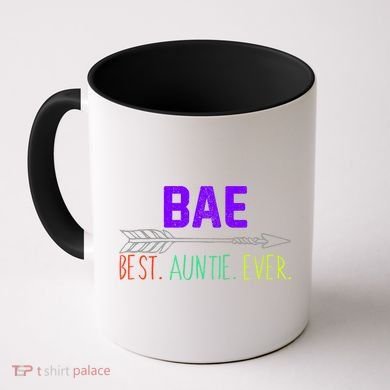 BAE Best Auntie Ever Colorful Coffee Mug