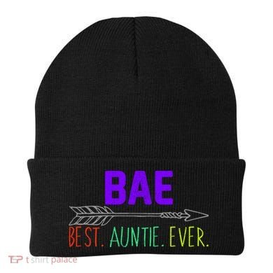 BAE Best Auntie Ever Colorful Beanie