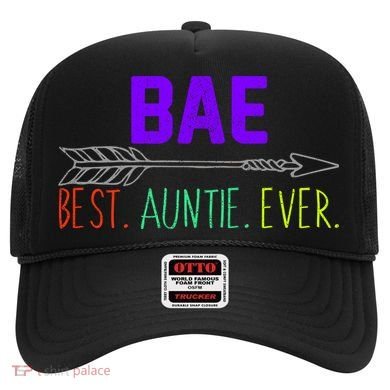 BAE Best Auntie Ever Colorful Hat