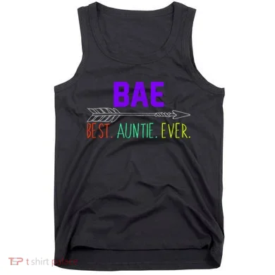 BAE Best Auntie Ever Colorful Tank Top