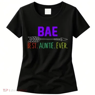 BAE Best Auntie Ever Colorful Women's T-Shirt