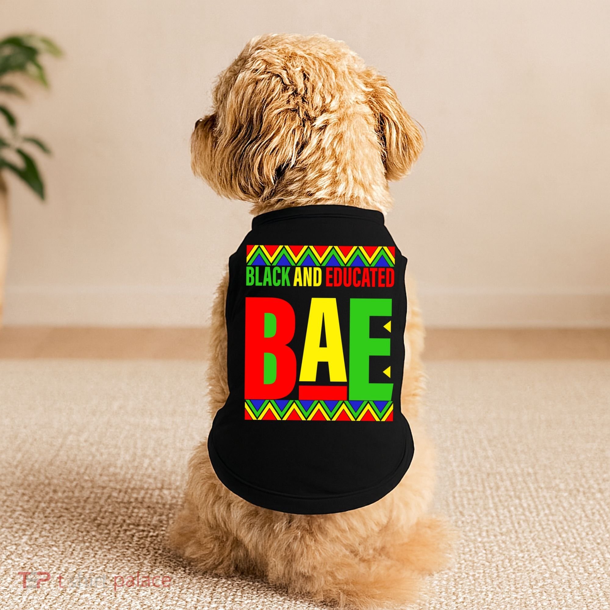 Bae Black And Educated Proud African Doggie Tank