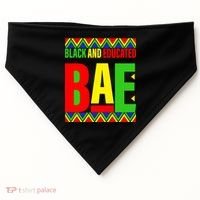 Bae Black And Educated Proud African USA-Made Doggie Bandana thumb 0