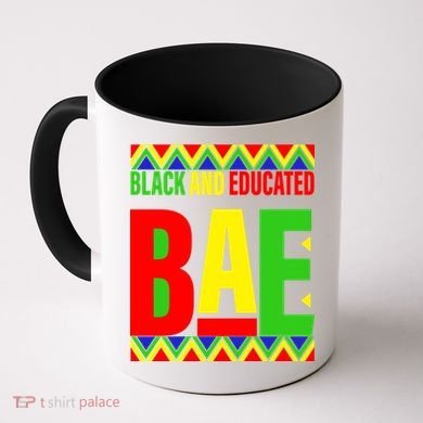 Bae Black And Educated Proud African Coffee Mug