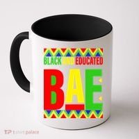 Bae Black And Educated Proud African Coffee Mug thumb 0