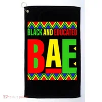 Bae Black And Educated Proud African Golf Towel thumb 0