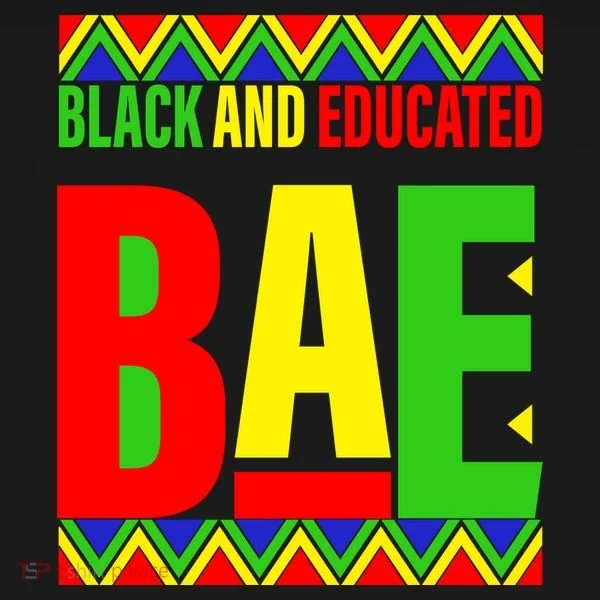 Bae Black And Educated Proud African Toddler T-Shirt