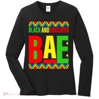 Bae Black And Educated Proud African Women's Long Sleeve Shirt thumb 0