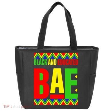Bae Black And Educated Proud African Tote Bag
