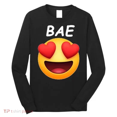 Bae Emoji Heart Long Sleeve Shirt