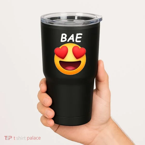 Bae Emoji Heart Tumbler
