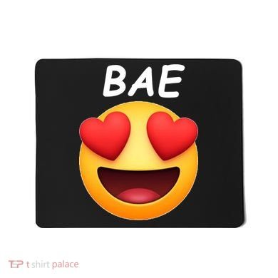 Bae Emoji Heart Mousepad