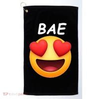 Bae Emoji Heart Golf Towel thumb 0