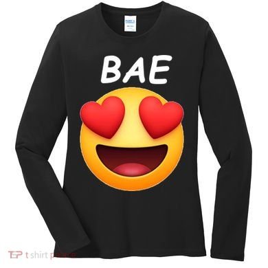 Bae Emoji Heart Women's Long Sleeve Shirt