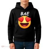 Bae Emoji Heart Kids Hoodie thumb 4