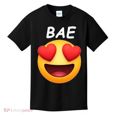 Bae Emoji Heart Kids T-Shirt
