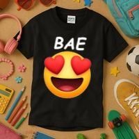 Bae Emoji Heart Kids T-Shirt thumb 3
