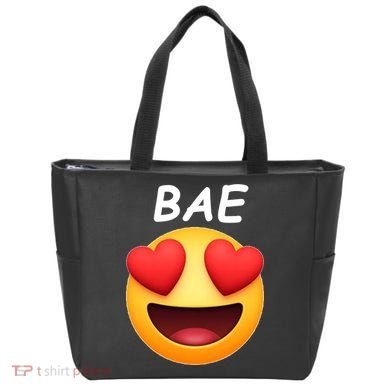 Bae Emoji Heart Tote Bag