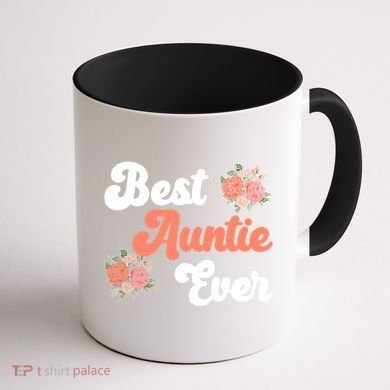 Best Auntie Ever Niece Nephew Aunt Gift Coffee Mug back