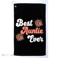 Best Auntie Ever Niece Nephew Aunt Gift Golf Towel thumb 0
