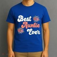 Best Auntie Ever Niece Nephew Aunt Gift T-Shirt thumb 3