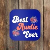Best Auntie Ever Niece Nephew Aunt Gift Coaster thumb 0