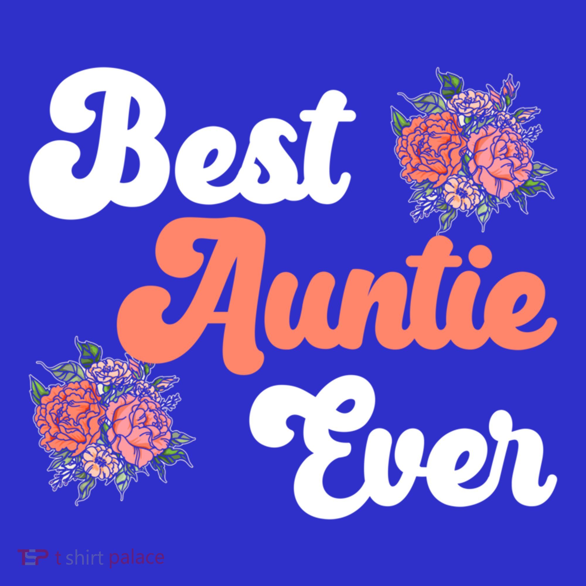 Best Auntie Ever Niece Nephew Aunt Gift Coaster