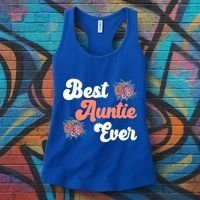 Best Auntie Ever Niece Nephew Aunt Gift Women's Tank Top thumb 3
