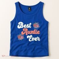 Best Auntie Ever Niece Nephew Aunt Gift Tank Top thumb 2