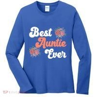 Best Auntie Ever Niece Nephew Aunt Gift Women's Long Sleeve Shirt thumb 0