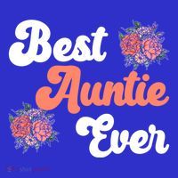Best Auntie Ever Niece Nephew Aunt Gift Women's T-Shirt thumb 6