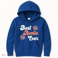 Best Auntie Ever Niece Nephew Aunt Gift Kids Hoodie thumb 0
