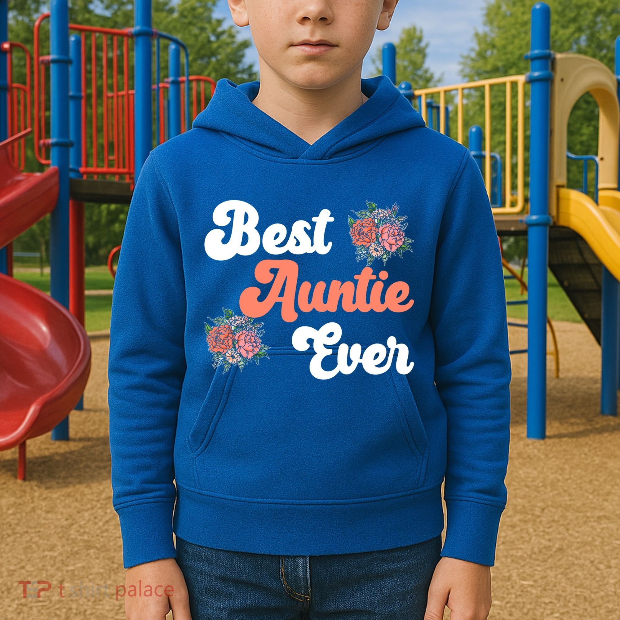 Best Auntie Ever Niece Nephew Aunt Gift Kids Hoodie