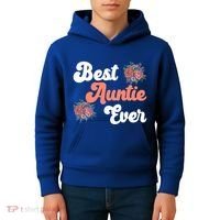 Best Auntie Ever Niece Nephew Aunt Gift Kids Hoodie thumb 4