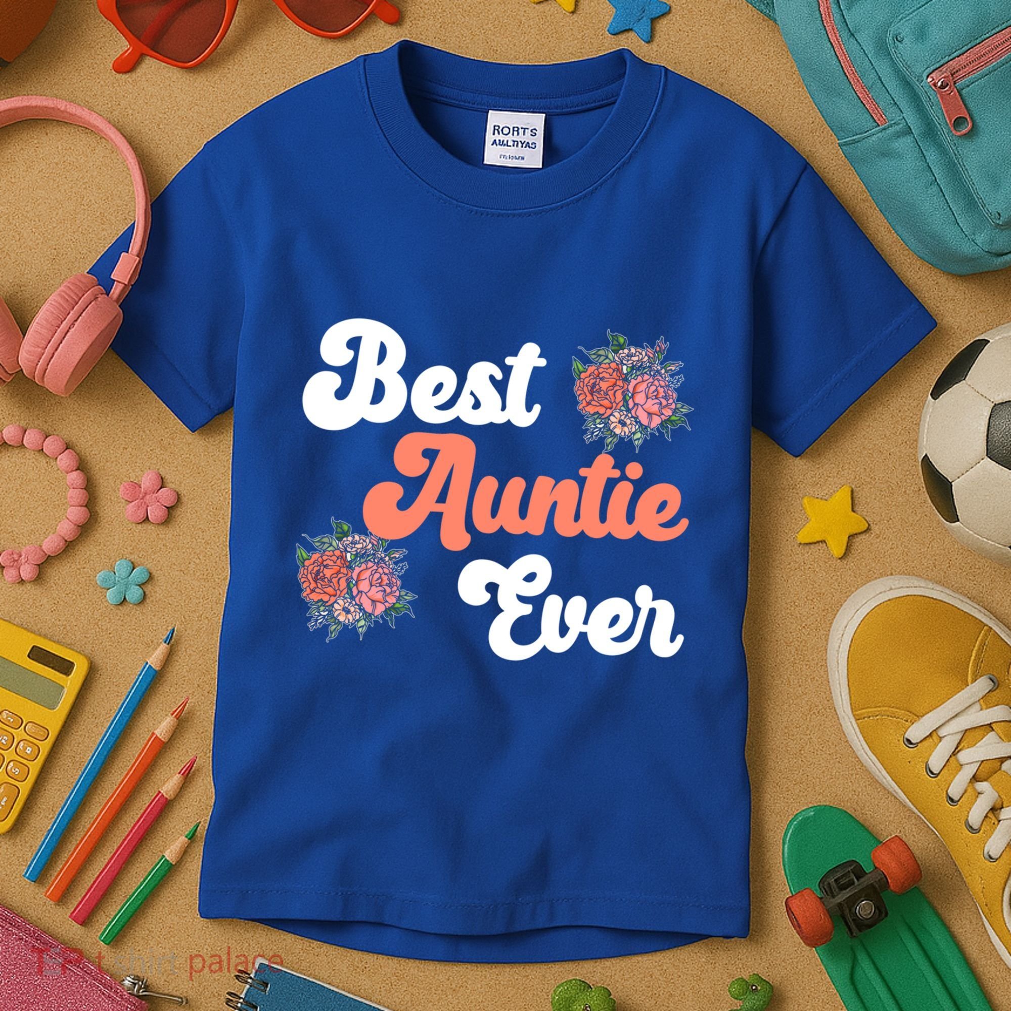 Best Auntie Ever Niece Nephew Aunt Gift Kids T-Shirt