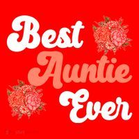 Best Auntie Ever Niece Nephew Aunt Gift Santa Hat thumb 1