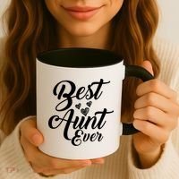 Best Aunt Ever New Auntie Funny Gift Best Great Blessed Auntie Cool Gift Coffee Mug thumb 3