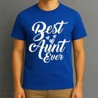 Best Aunt Ever New Auntie Funny Gift Best Great Blessed Auntie Cool Gift T-Shirt thumb 3