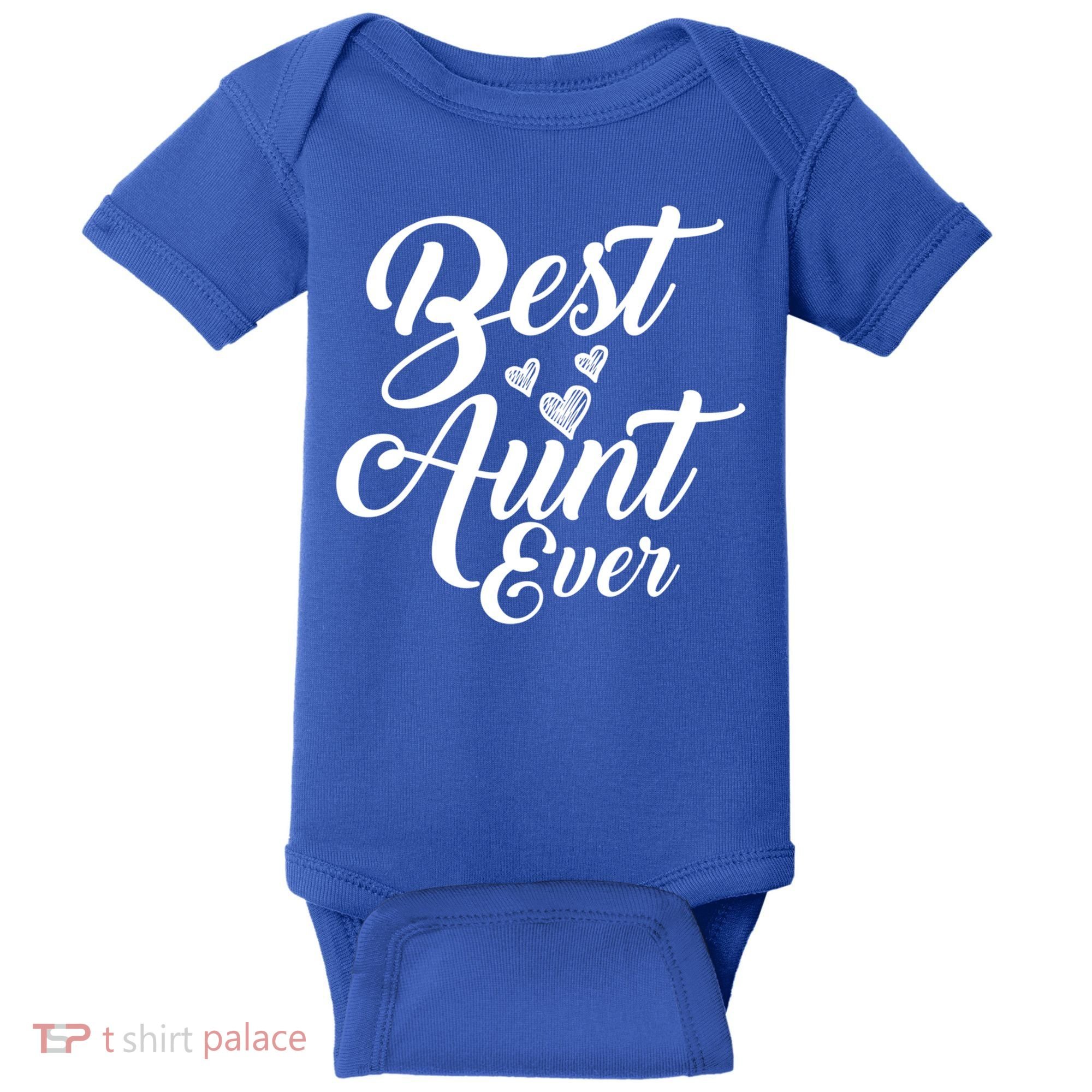 Best Aunt Ever New Auntie Funny Gift Best Great Blessed Auntie Cool Gift Baby Bodysuit