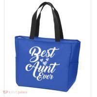Best Aunt Ever New Auntie Funny Gift Best Great Blessed Auntie Cool Gift Tote Bag thumb 3
