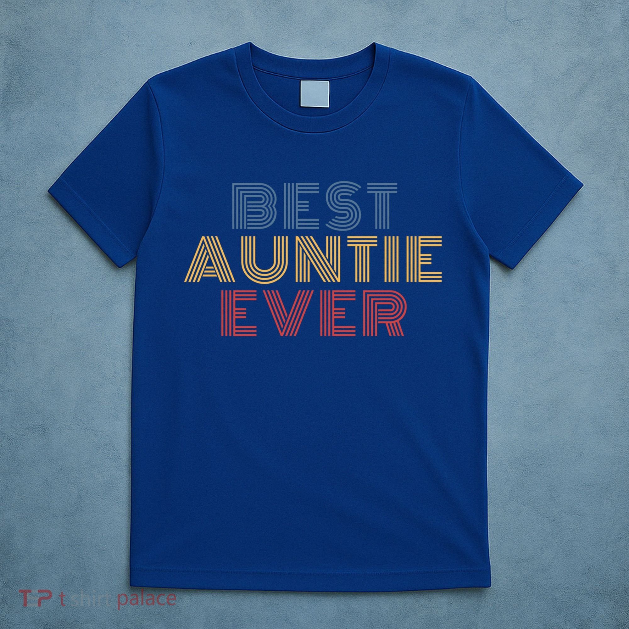Best Auntie Ever Retro 70s Vintage Gift T-Shirt