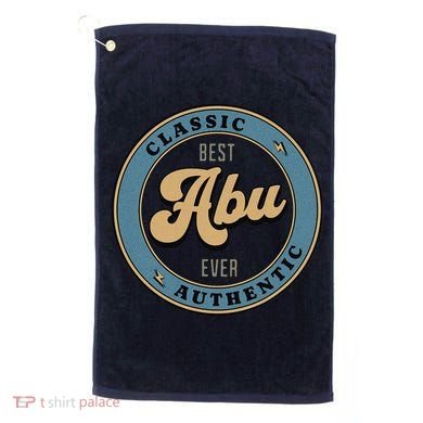 Best Abu Ever Urdu Baba FatherS Day Bollywood Meme Humor Golf Towel