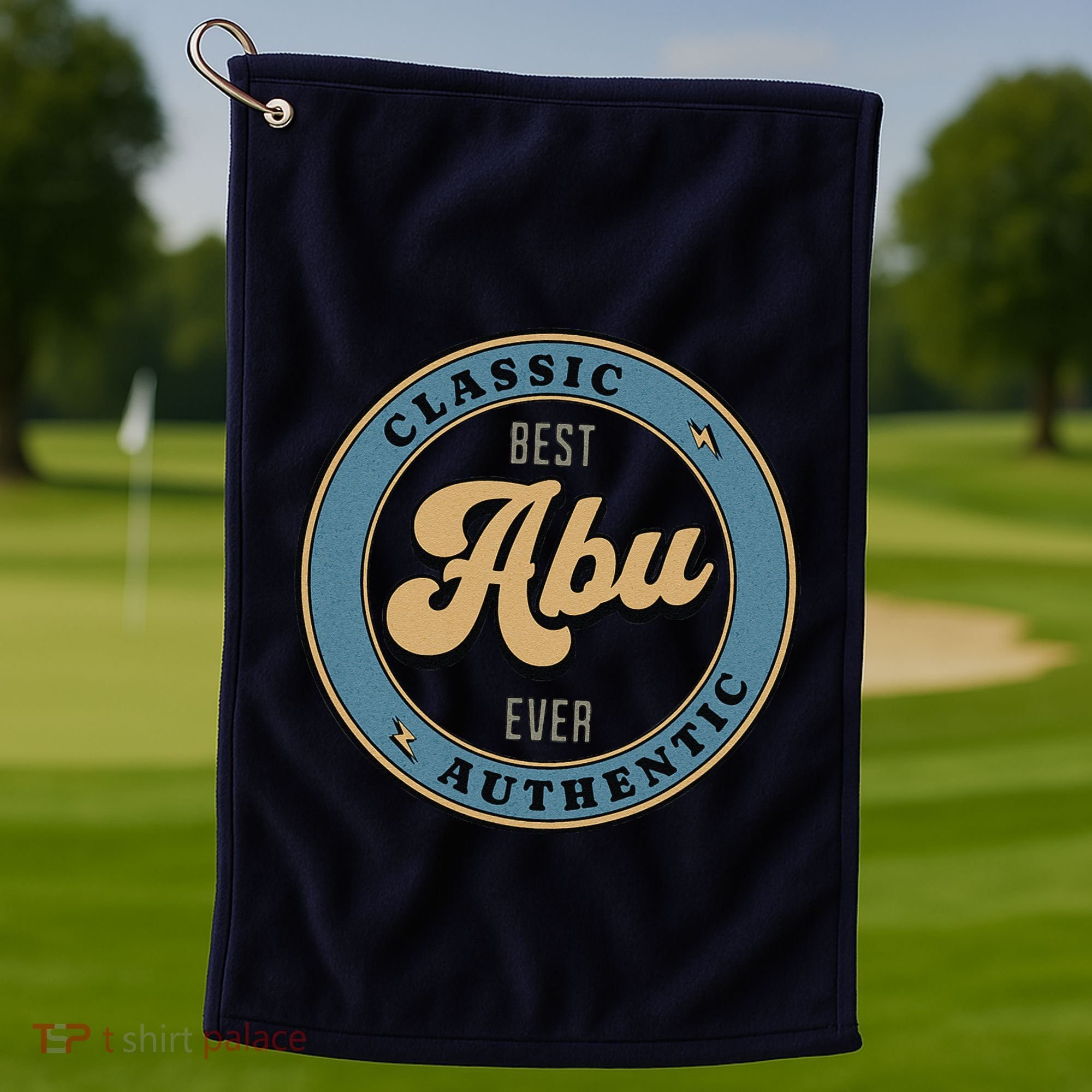 Best Abu Ever Urdu Baba FatherS Day Bollywood Meme Humor Golf Towel