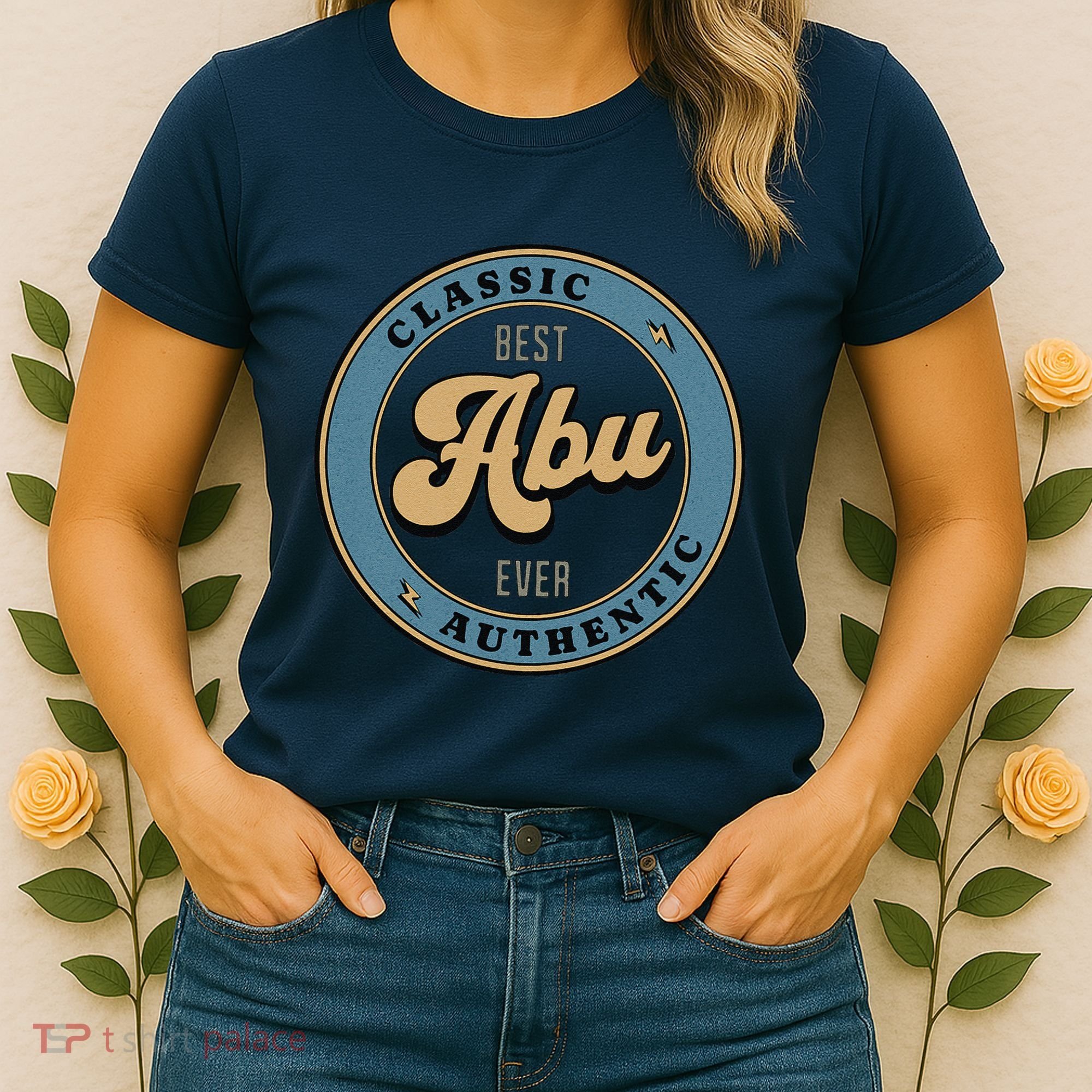 Best Abu Ever Urdu Baba FatherS Day Bollywood Meme Humor Women's T-Shirt
