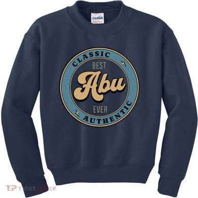 Best Abu Ever Urdu Baba FatherS Day Bollywood Meme Humor Kids Sweatshirt