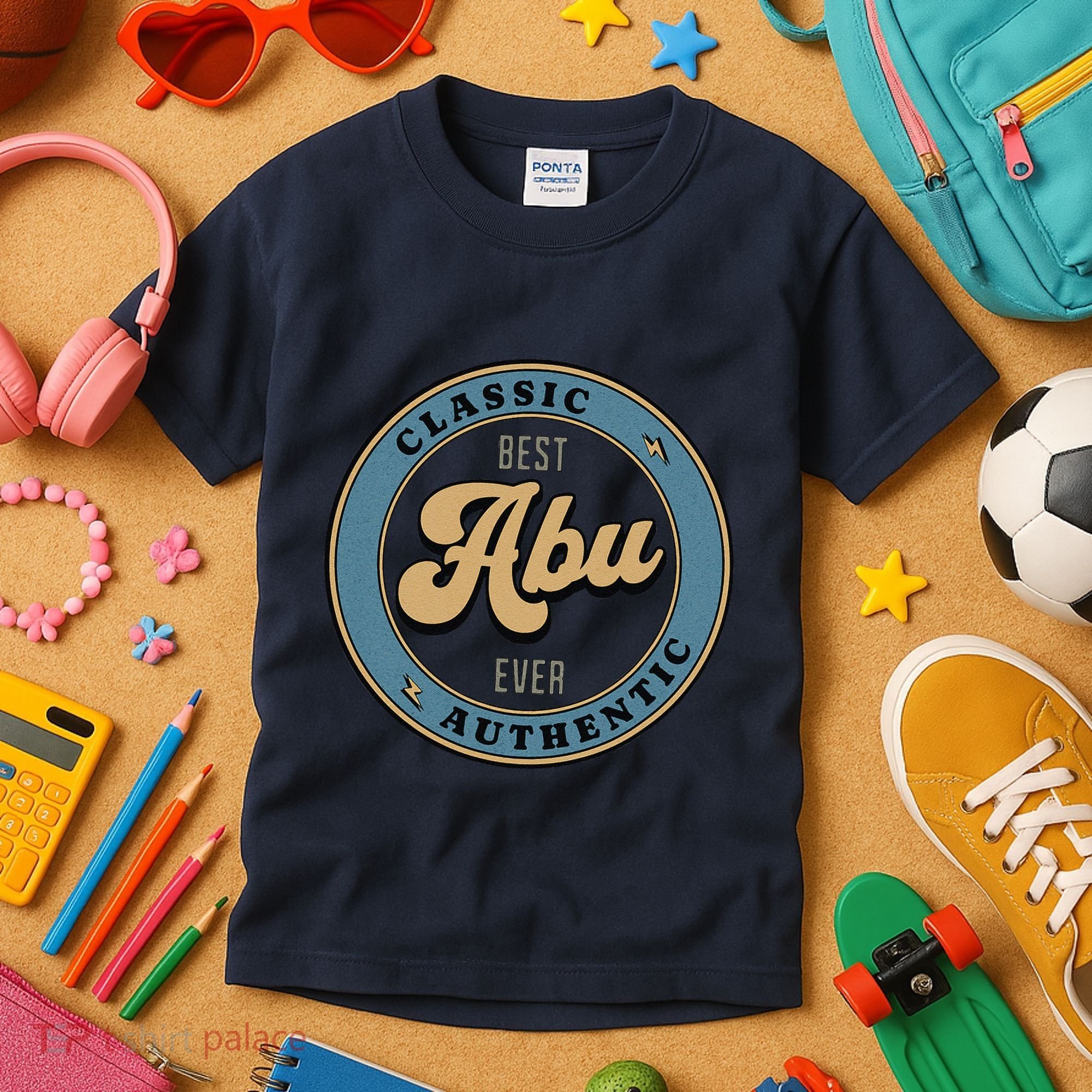 Best Abu Ever Urdu Baba FatherS Day Bollywood Meme Humor Kids T-Shirt