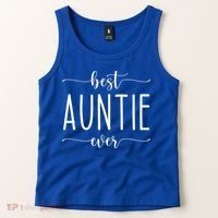 Best Auntie Ever Gift Tank Top thumb 2