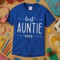 Best Auntie Ever Gift Kids T-Shirt thumb 3