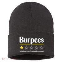 Burpees Awful Experience WouldnT Recommend Sustainable Knit Beanie thumb 0